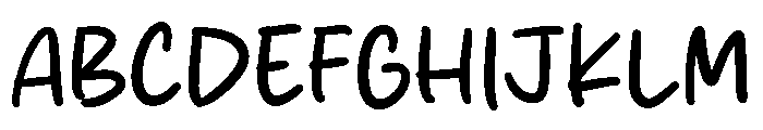 Sunday Walk Font UPPERCASE