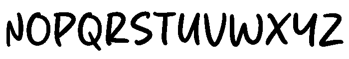 Sunday Walk Font UPPERCASE