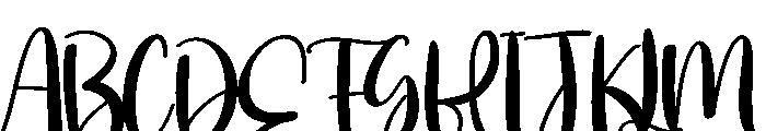 Sunday2 Font UPPERCASE