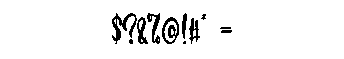 Sundown Font OTHER CHARS