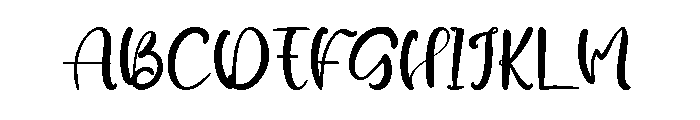 Sundown Font UPPERCASE