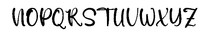 Sundown Font UPPERCASE