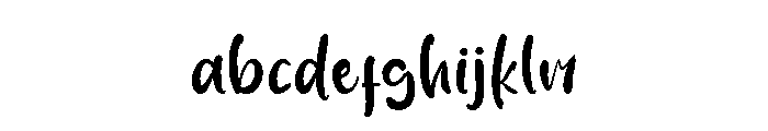 Sundown Font LOWERCASE