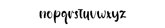 Sundown Font LOWERCASE
