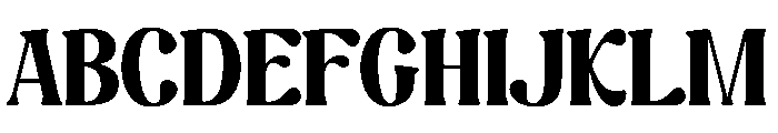 Sunflare Font UPPERCASE