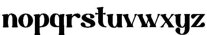 Sunflare Font LOWERCASE