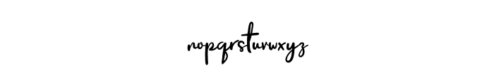 Sunflower Spring Personal Use Font LOWERCASE
