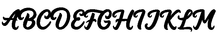 Sunkids Script Font UPPERCASE