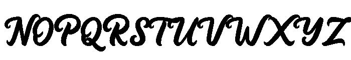 Sunkids Script Font UPPERCASE