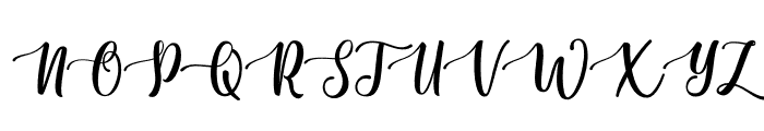 Sunkiss Script Font UPPERCASE