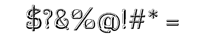 Sunlit Horta Regular Font OTHER CHARS