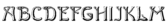 Sunlit Horta Regular Font UPPERCASE