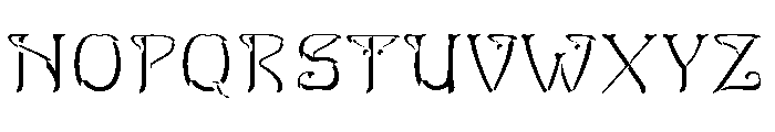 Sunlit Horta Twin Regular Font UPPERCASE