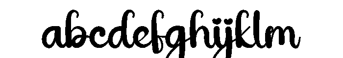 Sunmory Font LOWERCASE