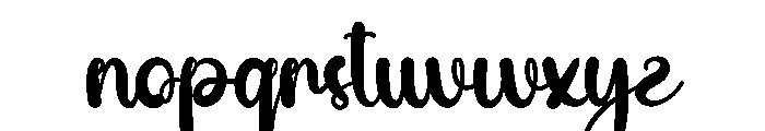 Sunmory Font LOWERCASE
