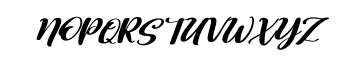 Sunnday Italic Font UPPERCASE