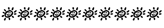 SunnyWeatherDEMO-Regular Font OTHER CHARS