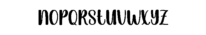 Sunny Font LOWERCASE
