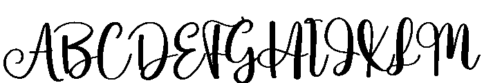Sunrice Font UPPERCASE