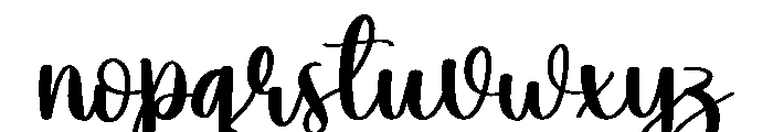 Sunrice Font LOWERCASE