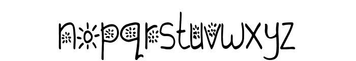 Sunrices Font LOWERCASE
