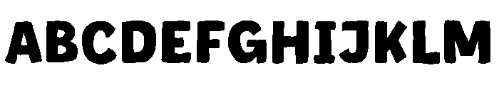 Sunrise Brown Font UPPERCASE