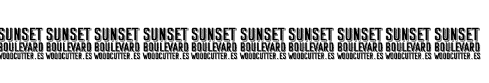 Sunset Boulevard Font OTHER CHARS