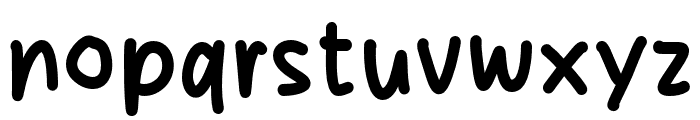 Sunset Friday Font LOWERCASE