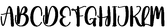 Sunshine Enchant Font UPPERCASE