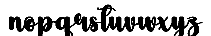 Sunshine Enchant Font LOWERCASE