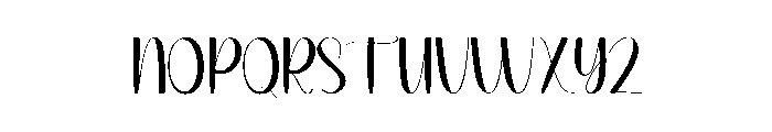 Sunshine Holiday Font UPPERCASE
