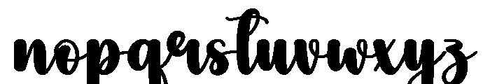 Sunshine Journey Font LOWERCASE