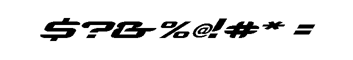Super Air Ben Font OTHER CHARS