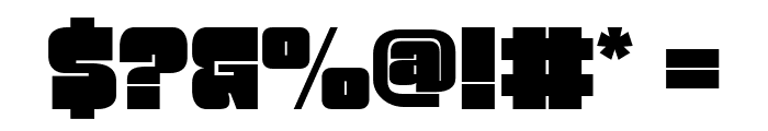 Super Blocky Regular Font OTHER CHARS
