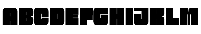 Super Blocky Regular Font UPPERCASE