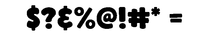 Super Bouncer Regular Font OTHER CHARS