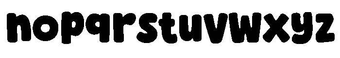 Super Bouncer Regular Font LOWERCASE
