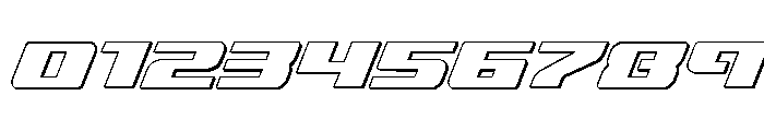 Super Brigade 3D Font OTHER CHARS