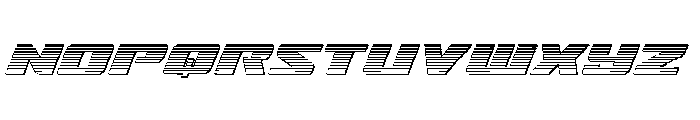 Super Brigade Chrome Font LOWERCASE