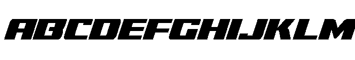 Super Brigade Condensed Font UPPERCASE