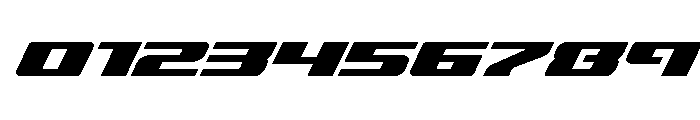 Super Brigade Expanded Font OTHER CHARS