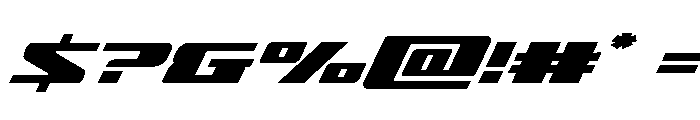 Super Brigade Expanded Font OTHER CHARS