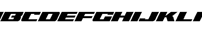 Super Brigade Expanded Font UPPERCASE