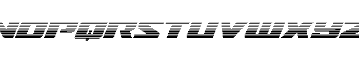 Super Brigade Gradient Font UPPERCASE