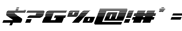 Super Brigade Halftone Font OTHER CHARS