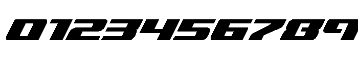 Super Brigade Italic Font OTHER CHARS