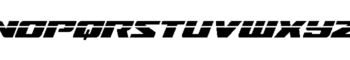 Super Brigade Laser Font UPPERCASE