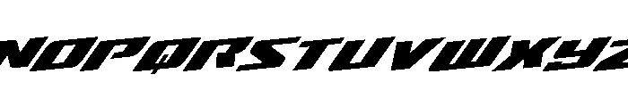 Super Brigade Rotalic Font UPPERCASE