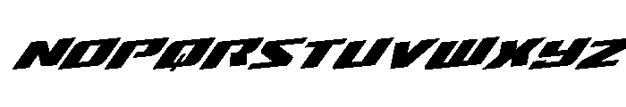Super Brigade Rotalic Font LOWERCASE