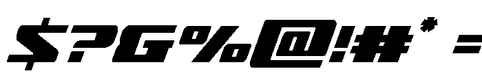 Super Brigade Semi-Condensed Font OTHER CHARS